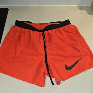 Nike Bright Orange Running Shorts